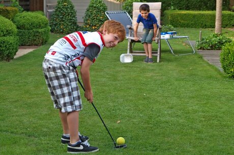 Nieuwe sport tennis golf