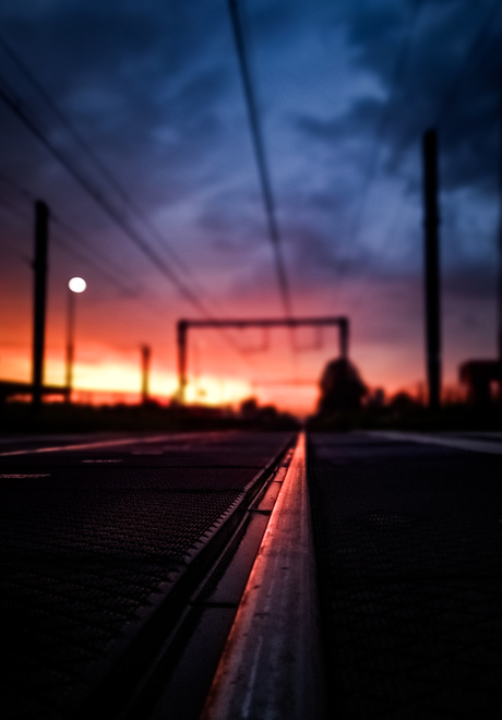 Magical Sunset at the Station