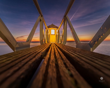 Peilstation vanuit ander perspectief 