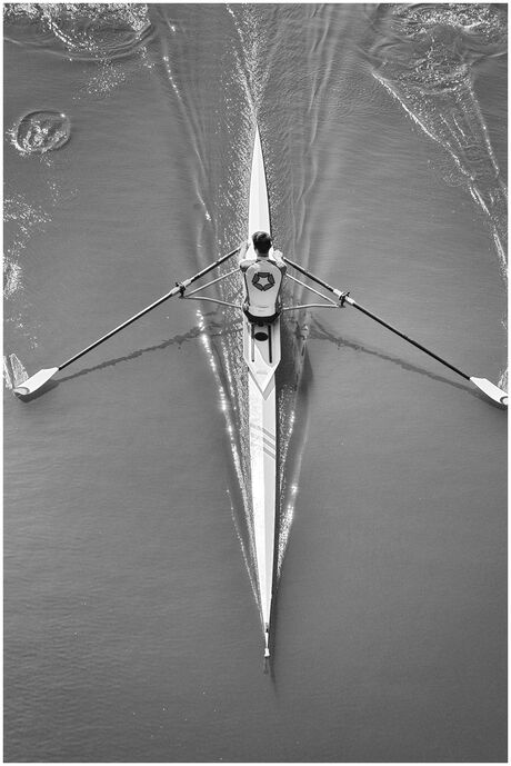 roeien met de riemen die je hebt