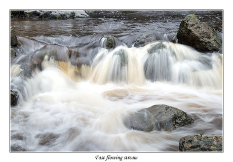 Fast flowing stream