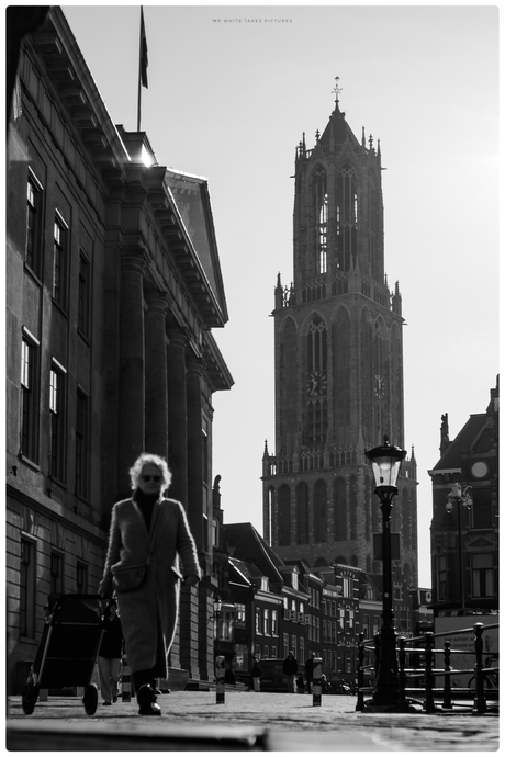 Stadhuisbrug met tegenlicht