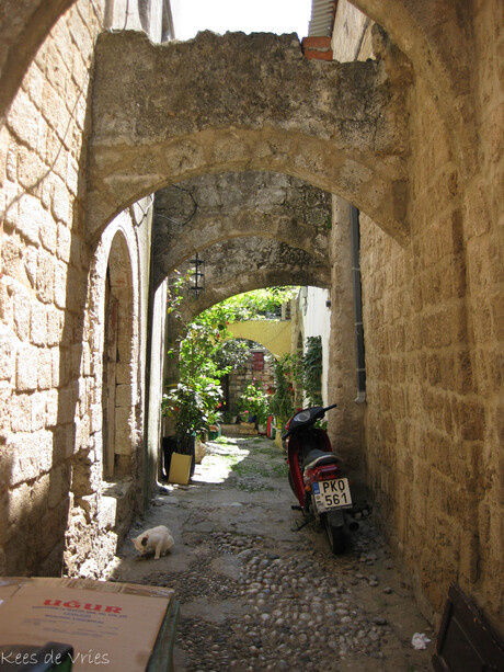 Steegje op Rhodos