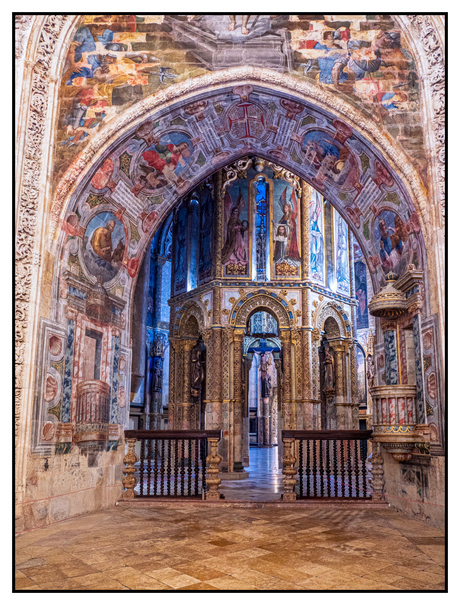 Tomar Portugal. Het Convent van Christus