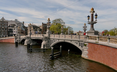 Blauw brug Amsterdam.