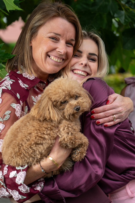 Team van het kapsalon