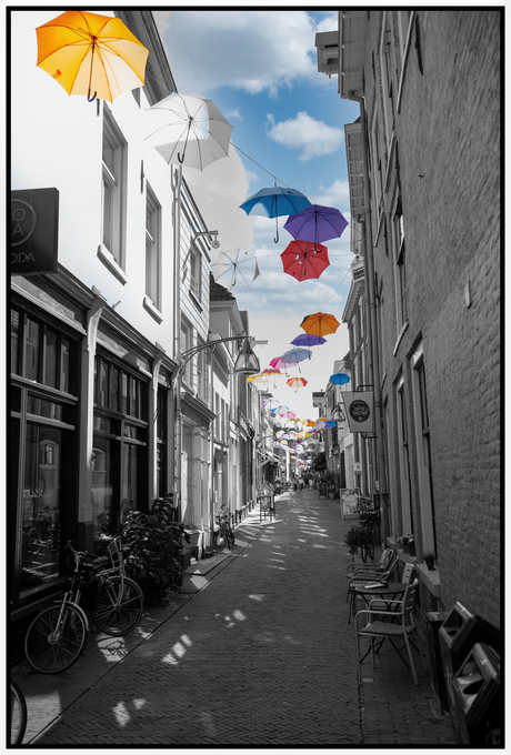 paraplu straat Deventer