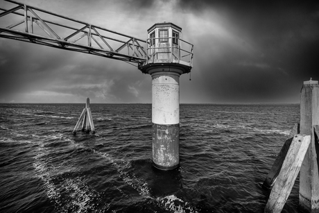 Oude vuurtoren Lauwerszee