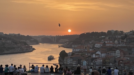 Zonsondergang Porto