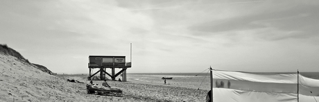 Aan het strand