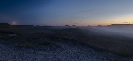 Mist in de duinen van Ameland