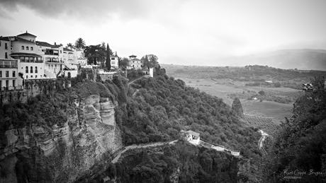 Ronda, zicht vanaf de Puente Nuevo