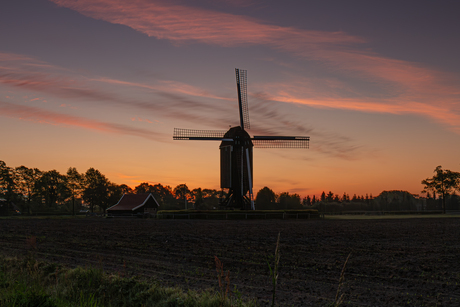 Wissinks Möl bij zonsopkomst