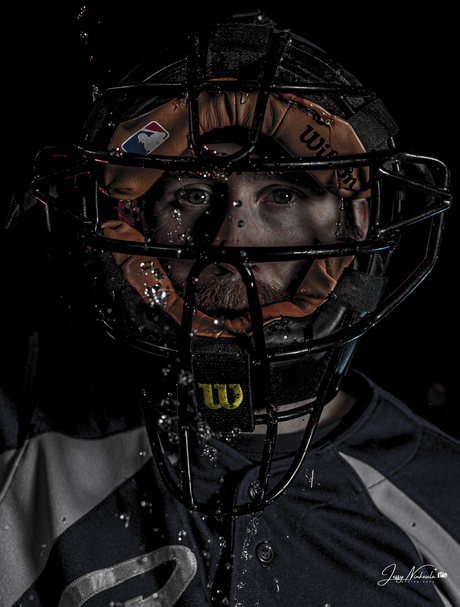 waterdruppels honkbal shoot