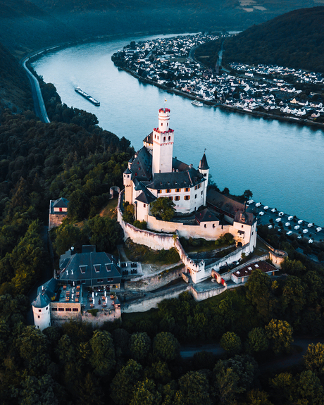 Kasteel Marksburg aan de Rijn