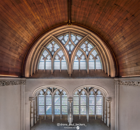 Stevenskerk | Nijmegen met een drone binnen