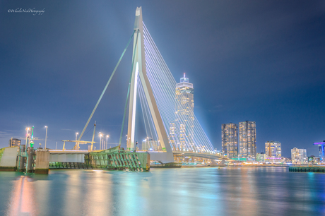 Erasmusbrug verlicht 