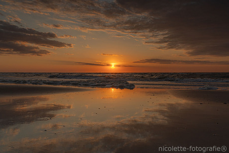 Sunset at the beach