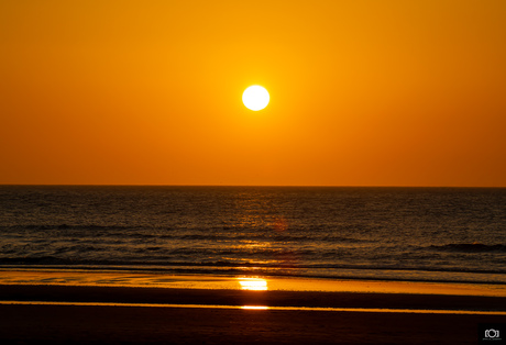 Zonsondergang Zandvoort