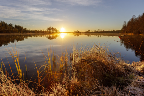 Heerlijke zonsopgang 