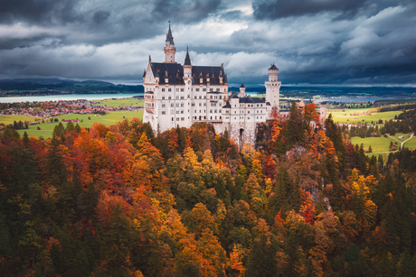 Neuschwanstein in de herfst