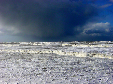 Noordzee tijdens herfsstorm 1 november 2006