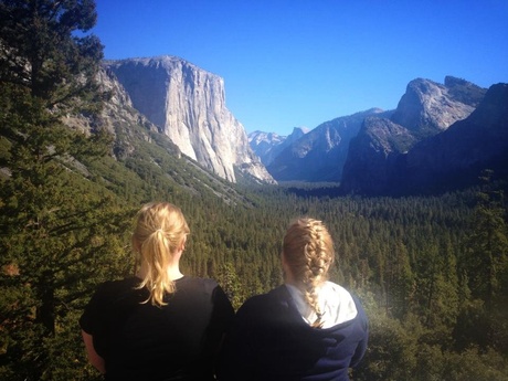Uitzicht Yosemite park