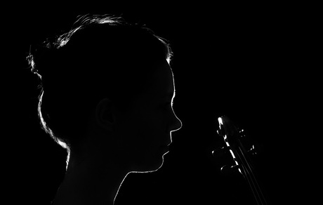 zelfportret met viool