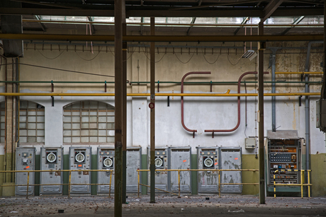 oude verlaten fabriek