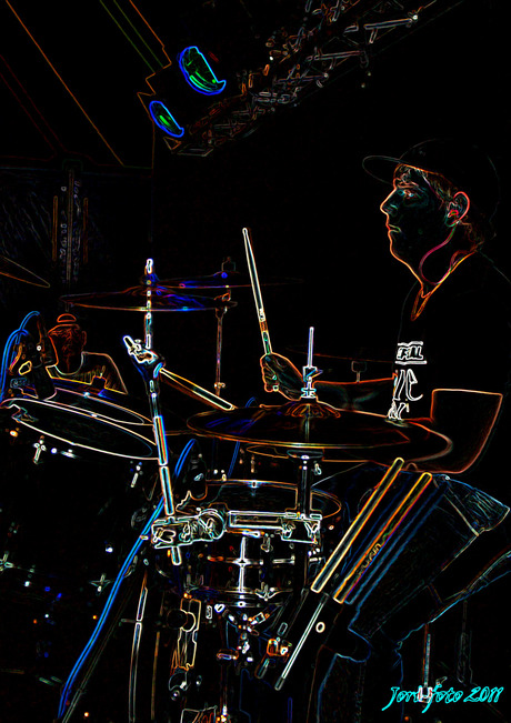 Drummer Dayne - the Pacmen