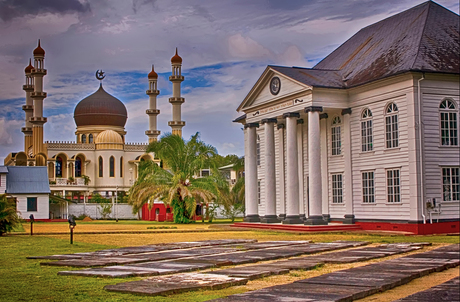 mosque and synagogue