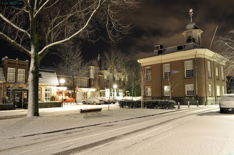 Westzaan in de sneeuw.