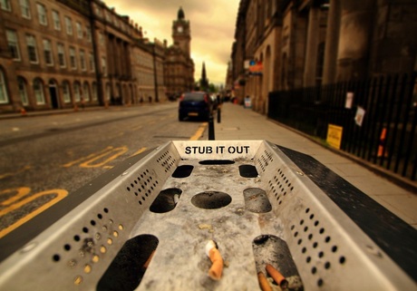 Stub it out