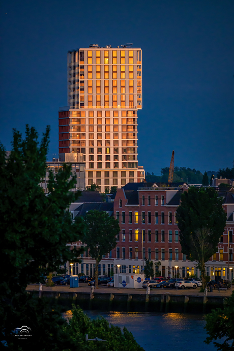 Laatste zonnestralen van de dag