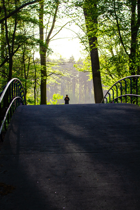 op een mooie lentedag