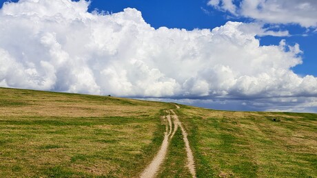 Prachtig wolken wind en zon