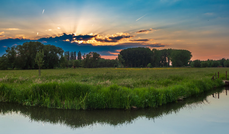 Dramatische wolken in Appels