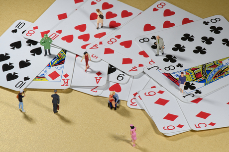 De kaarten zijn geschud