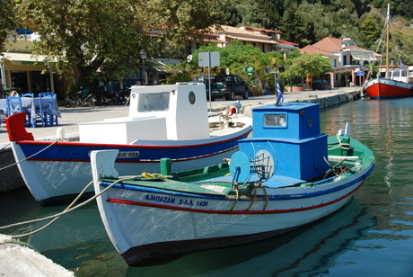Griekse vissersbootjes