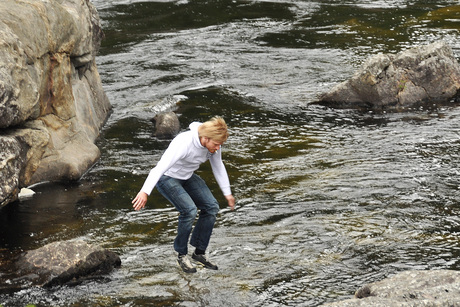 Tussen sprong en landing