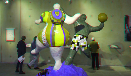 Sculpture by Niki de Saint Phalle in Beelden aan Zee 3D