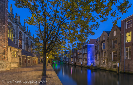 Historical Dordrecht in the Blue Hour