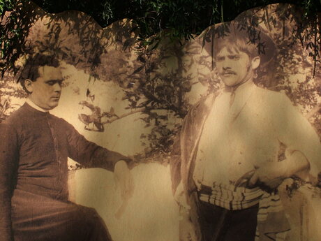 Muur schildering uit sicili