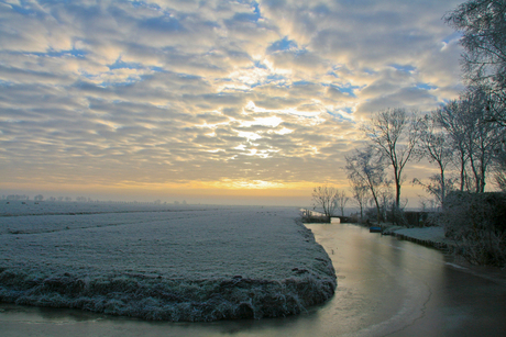 Winter in de Alblasserwaard