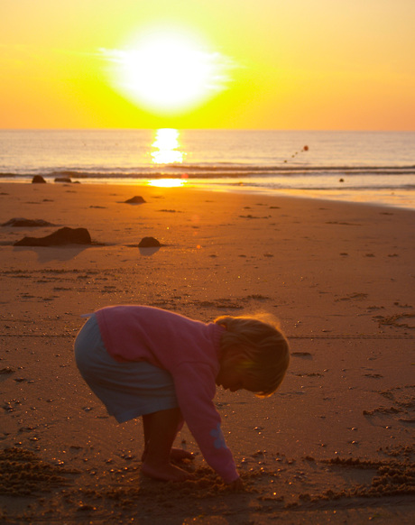 Spelen in het zand