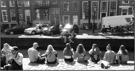 Genieten van de zon!