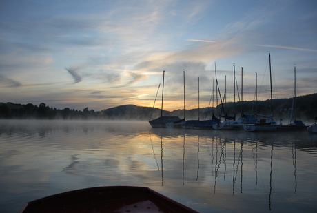 Zonsopkomst Listersee Sauerland