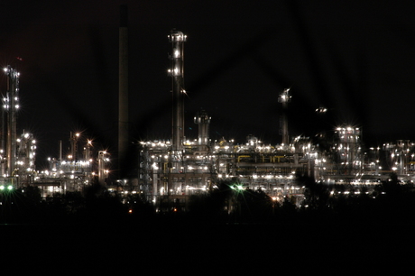 Industrie bij nacht