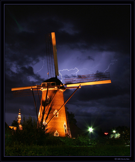 Stormchaser 3, onweer boven Hilvarenbeek.