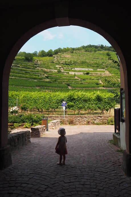 Anna (2 jaar) in Kaysersberg, Frankrijk